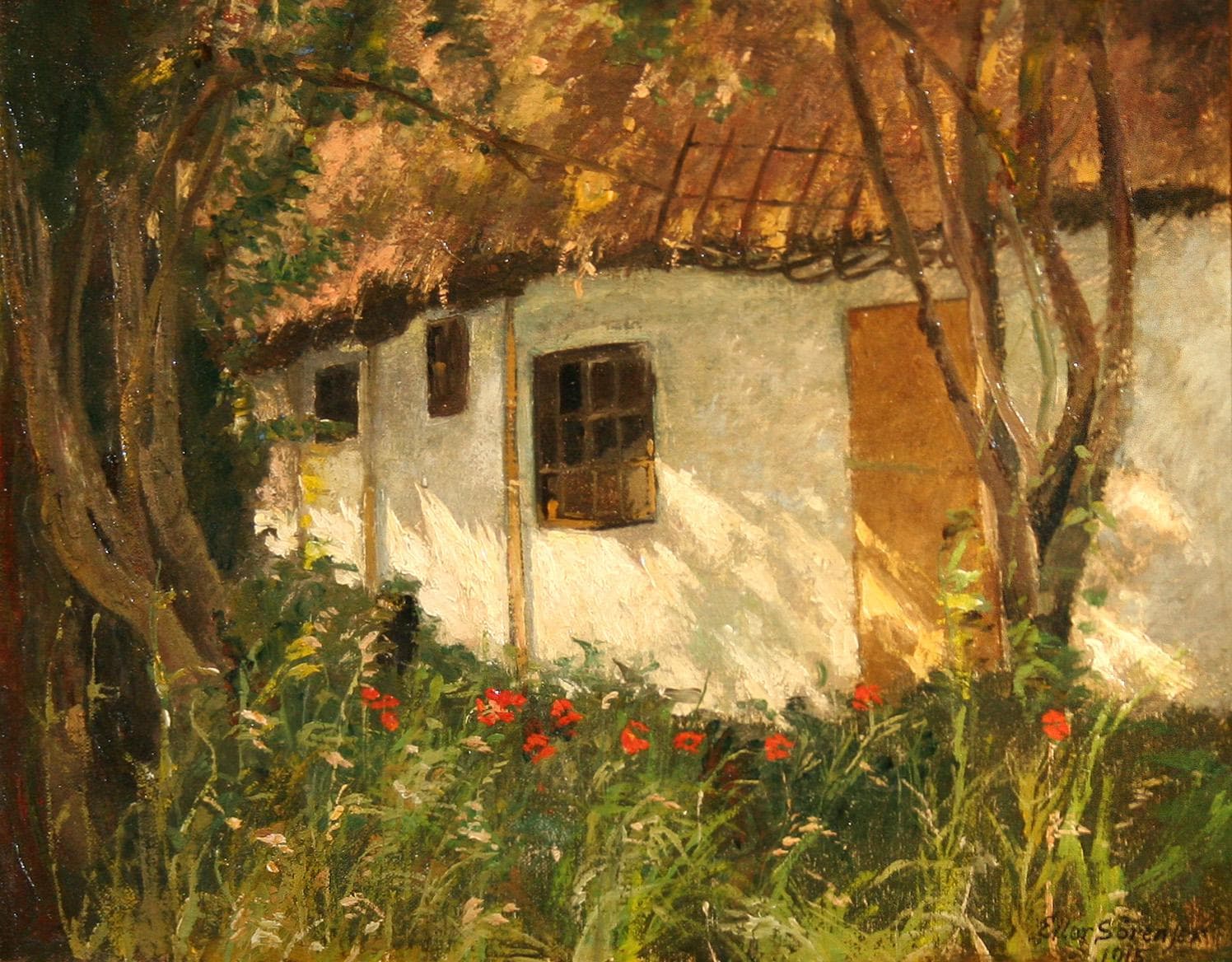 "Летний полдень" - Антикварная живопись, картины