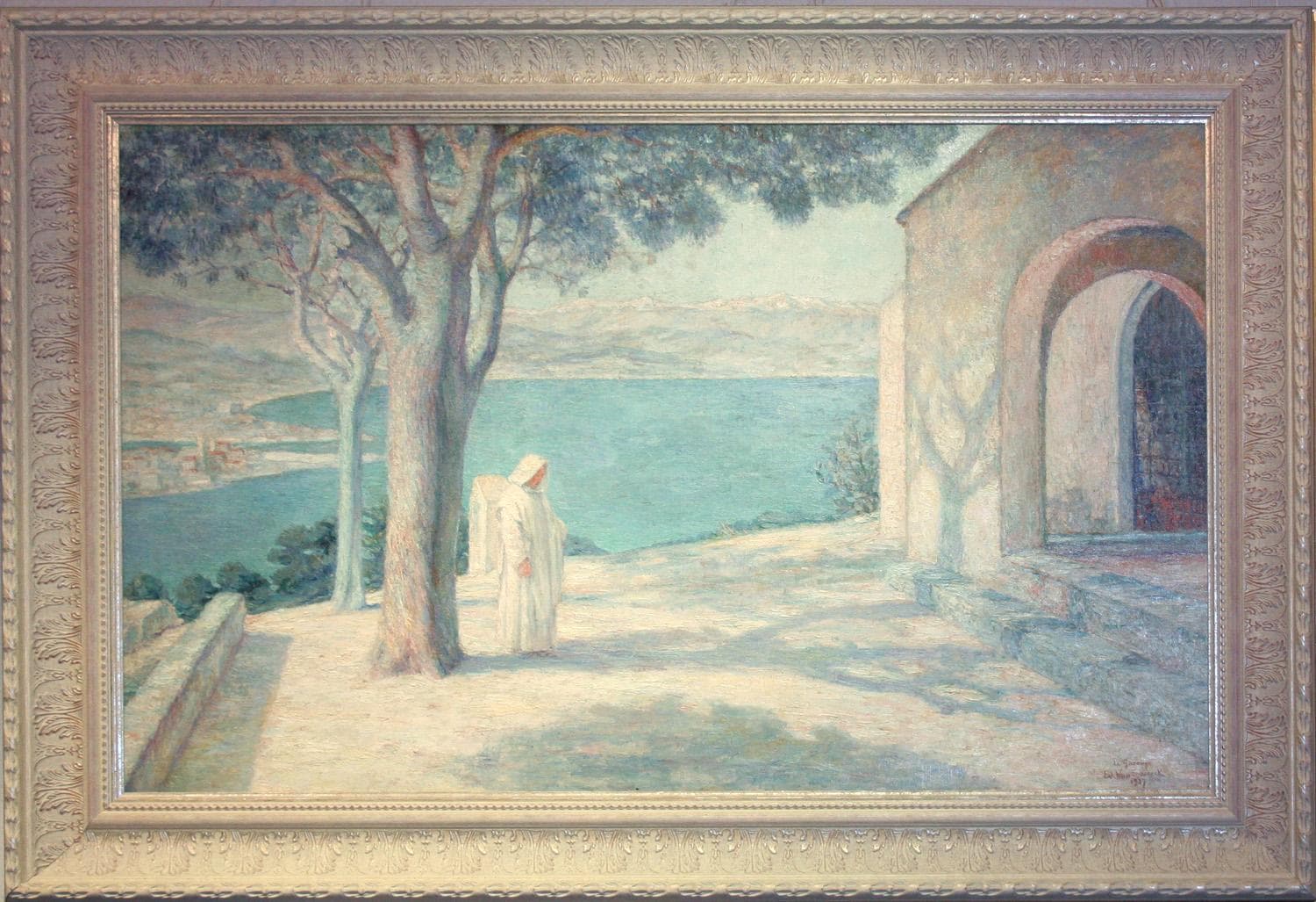 "Церковь Нотр-Дам-де Гаруп" - Антикварная живопись