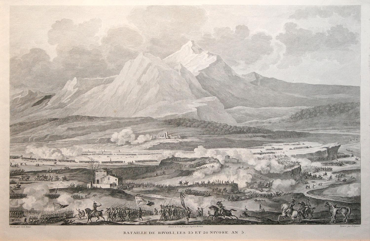 "Сражение при Риволи 14-15 января 1797 г." - Графика
