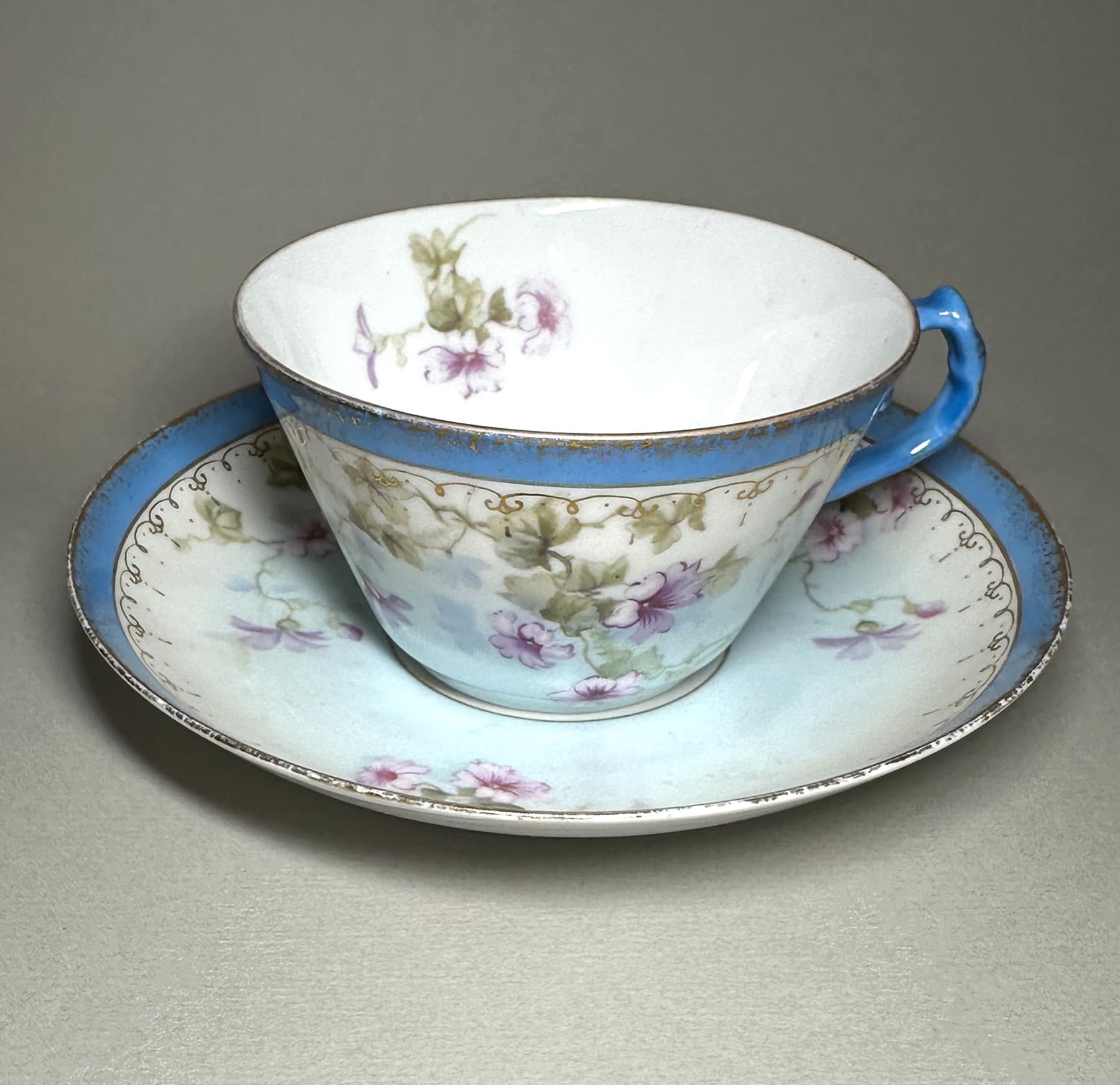 Чайная пара (1) - Антикварный фарфор