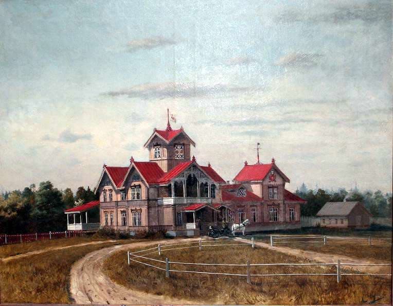 "Усадебный дом" - Антикварная живопись