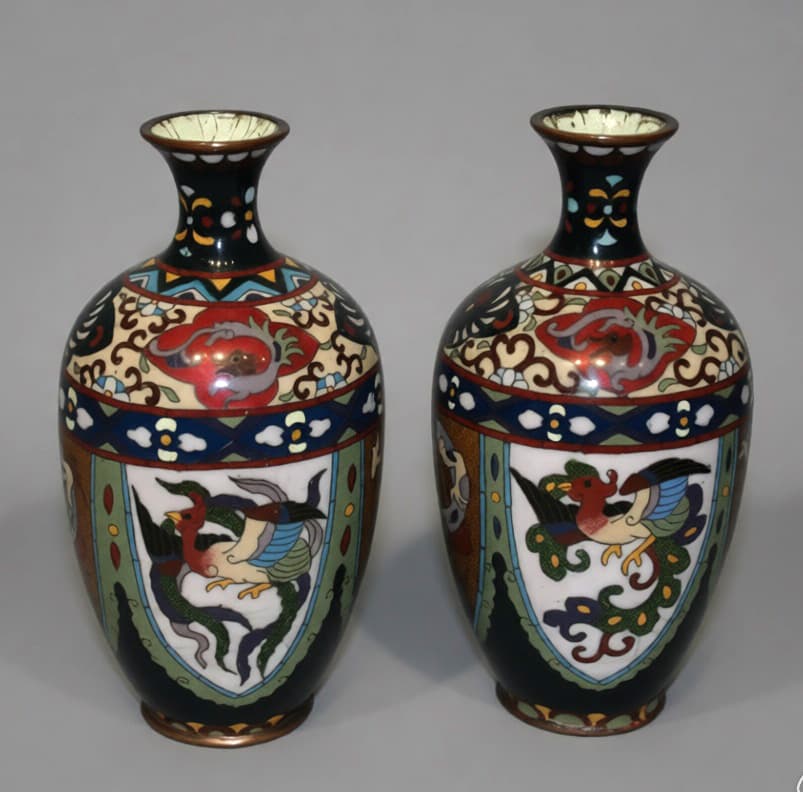 Парные вазочки. Клуазоне, автор Китай, Разное
