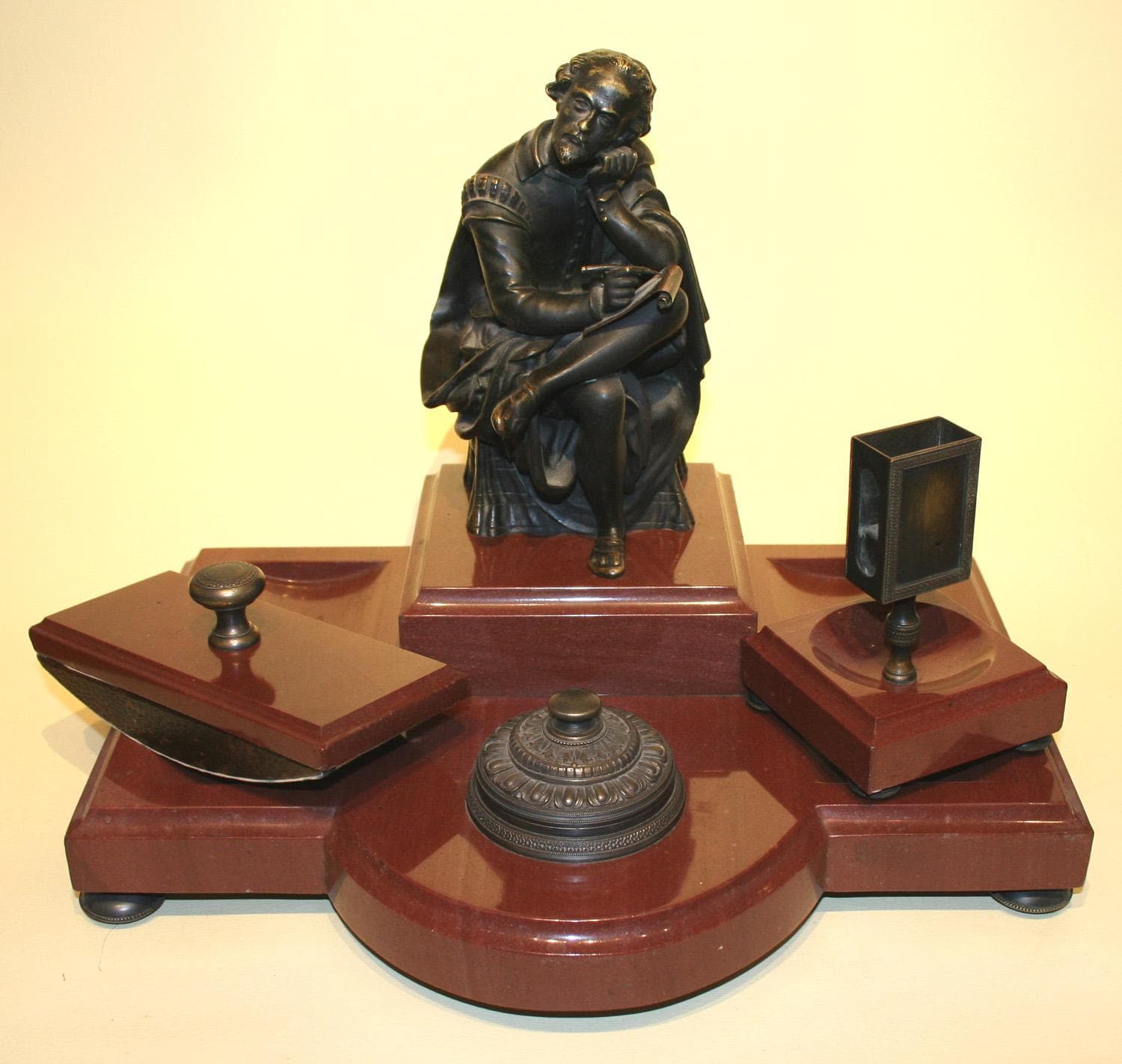 Письменный набор "Шекспир" - Антикварная бронза