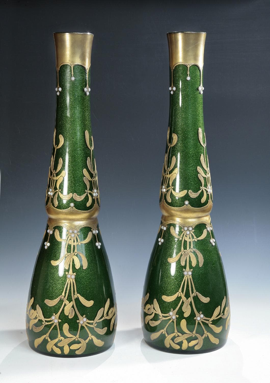 Вазы парные - Стекло