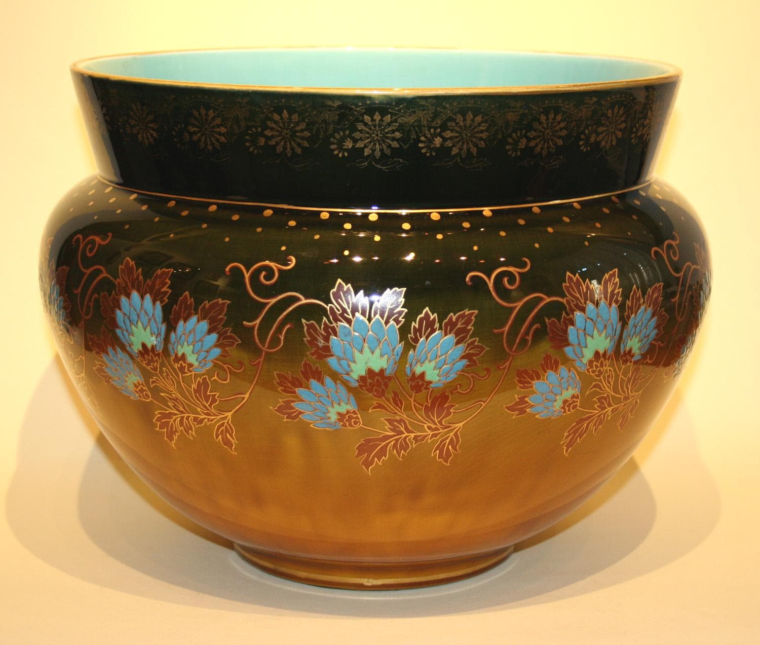 Ваза-кашпо - Антикварный фарфор