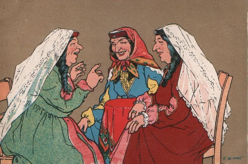 Кавказ. Уходящий Тифлис:  "свежие новости" - Антикварные открытки