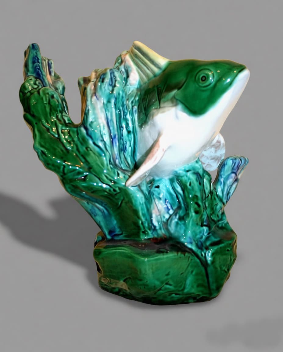 Статуэтка Речной окунь, автор Кожин Павел Михайлович (1904–1975) , Антикварный фарфор