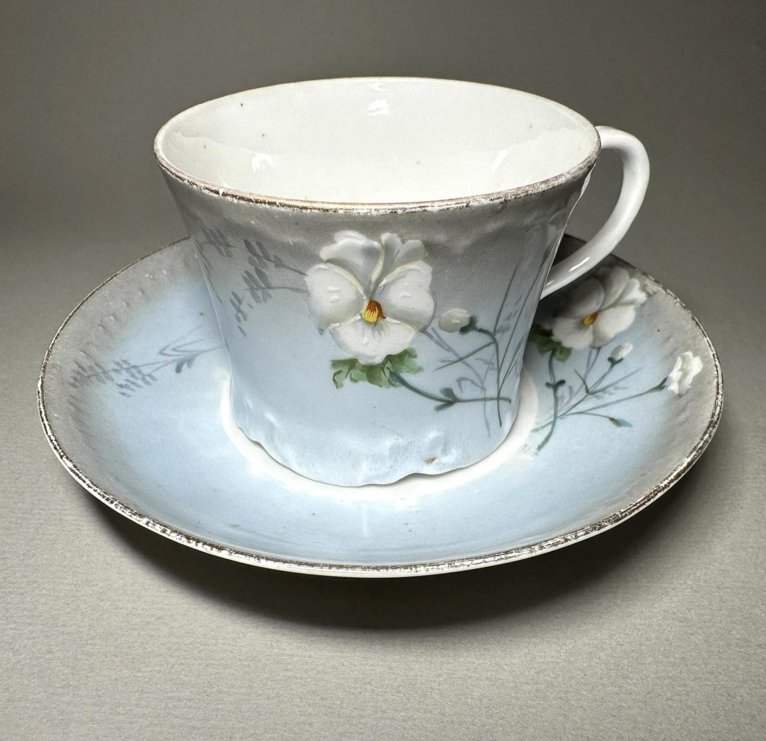 Сет из двух чайных пар. - Антикварный фарфор