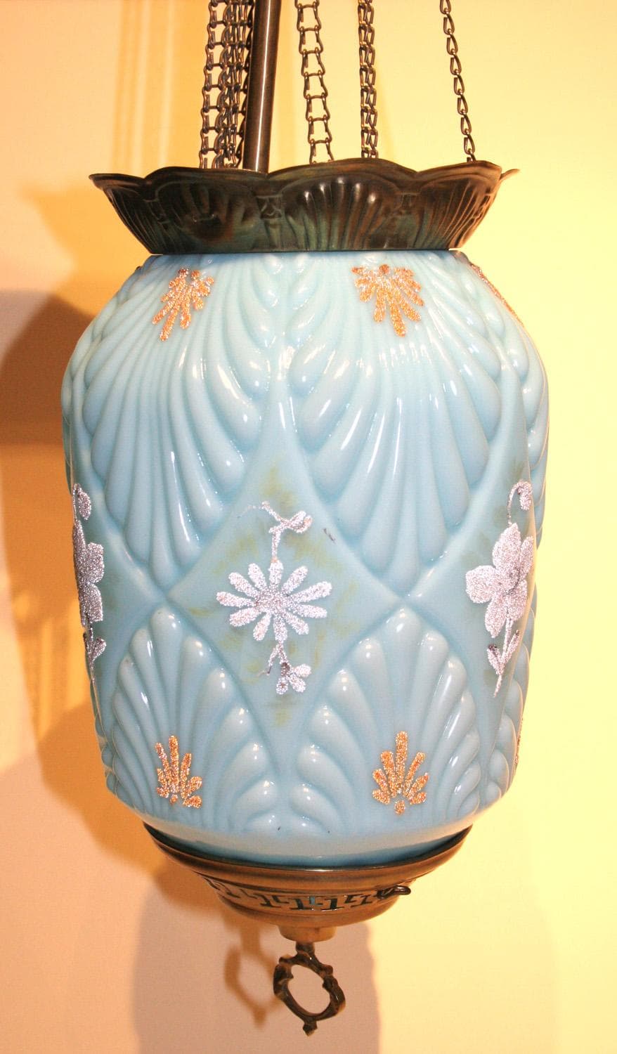 Фонарь, голубое стекло - Осветительные приборы